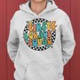 Back To School Groovy Teacher 1St First Grade Crew Squad Women Hoodie