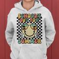 Schools Out For Summer Cute Smile Face Last-Day Of School Women Hoodie