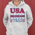Usa Drinking Team 4Th Of July Independence Day Drunk Funny Women Hoodie