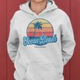 Vintage Ocean Beach California Ca Classic 70S Retro Surfer Women Hoodie