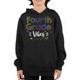 Fourth Grade Vibes Back To School Retro Retro Gifts Youth Hoodie