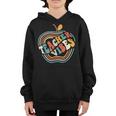 Teacher Vibes Retro First 1St Day Of School Back To School Gifts For Teacher Funny Gifts Youth Hoodie
