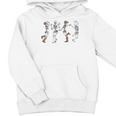 Cowboy Skeletons Western Dancing Halloween Spooky Season Youth Hoodie