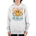 First Grade Vibes First Day Back To School Teacher Students Gifts For Teacher Funny Gifts Youth Hoodie