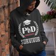 Funny Phd Survivor For Graduation Student Gift Youth Hoodie