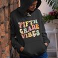 Groovy 5Th Grade Vibes First Day Of School Back To School 5Th Gifts Youth Hoodie