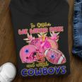 In October We Wear Pink And Watch Cowboys Breast Cancer Youth Hoodie