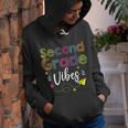 Second Grade Vibes Back To School Retro 2Nd Grade Teachers Youth Hoodie