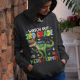 Watch Out 3Rd Grade Here I Come Back To School Dinosaur Boys 3Rd Grade Gifts Youth Hoodie
