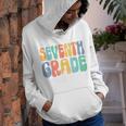 7Th Grade Vibes Retro Groovy Back To School 7Th Grade Squad Retro Gifts Youth Hoodie