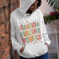 Second Grade Vibes 2Nd Grade Team Retro First Day Of School Retro Gifts Youth Hoodie