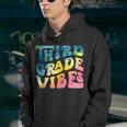 3Rd Grade Vibes Retro Groovy Teacher Tie Dye Back To School 3Rd Grade Gifts Youth Hoodie