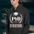 Funny Phd Survivor For Graduation Student Gift Youth Hoodie