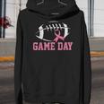 Game Day Pink Ribbon Football Breast Cancer Awareness Youth Hoodie