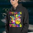 Groovy 7Th Grade Vibes Tie Dye Boys Girls Back To School Groovy Gifts Youth Hoodie