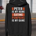 Halloween Peter Is My Name Eating Pumpkins Is My Game Costum Youth Hoodie
