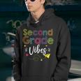 Second Grade Vibes Back To School Retro 2Nd Grade Teachers Youth Hoodie