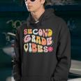 Second Grade Vibes Retro 2Nd Grade Team First Day Of School Retro Gifts Youth Hoodie