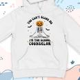 You Cant Scare Me Im The School Counselor Halloween Skeleton Youth Hoodie