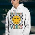 Eighth Grade Vibes 8Th Grade Retro Teacher 1St Day Of School Gifts For Teacher Funny Gifts Youth Hoodie