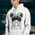 First Day Of Little Miss Pre K Back To School Tie Dye Youth Hoodie