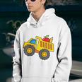 Kids I Dig 1St Grade Dump Truck Construction Back To School Boys Youth Hoodie