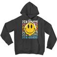7Th Grade Vibes Smile Face Groovy Teachers Back To School Groovy Gifts Youth Hoodie
