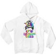 Second Grade Vibes - 2Nd Grade Messy Bun 1St Day Of School Bun Gifts Youth Hoodie