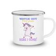 Kids Funny First Grade Watch Out First Grade Here I Come Camping Mug
