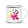 Little Miss Pre K Back To School Hello First Grade Camping Mug