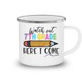 Watch Out 7Th Grade Here I Come First Day Of School Boy Girl Camping Mug
