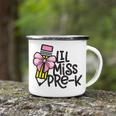 First Day Of Little Miss Pre K Back To School Student Girl Camping Mug