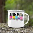 Groovy First Day Of Little Miss Pre K Back To School Leopard Camping Mug