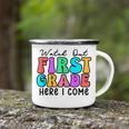 Watch Out 1St Grade Here I Come Groovy Back To School Camping Mug