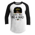 Little Miss Pre-K Graduation Prek Graduation Preschool Youth Raglan Shirt