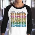 8Th Grade Teacher Leopard Print Back To School Eighth Grade Gifts For Teacher Funny Gifts Youth Raglan Shirt
