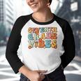 7Th Grade Vibes Back To School Retro 7Th Grade Teachers Retro Gifts Youth Raglan Shirt