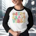 Eighth Grade Vibes 8Th Grade First Day Of School Teacher Gifts For Teacher Funny Gifts Youth Raglan Shirt