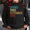 14 Years Old Legend Since September 2009 14Th Birthday Sweatshirt Gifts for Old Men