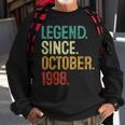 25 Years Old Legend Since October 1998 25Th Birthday Sweatshirt Gifts for Old Men
