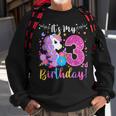 3 Year Old Its My 3Rd Birthday Cute Unicorn Kids Girls Ns Sweatshirt Gifts for Old Men
