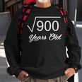 30Rd Birthday Gift 30 Years Old Square Root Of 900 Sweatshirt Gifts for Old Men