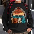 35 Year Old Made In 1988 Vintage June 1988 35Th Birthday Sweatshirt Gifts for Old Men