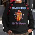 4Th Of July Im Just Here For The Wieners Hot Dogs Funny Sweatshirt Gifts for Old Men