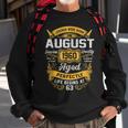 63Rd Birthday 63 Years Old Legends Born August 1960 Sweatshirt Gifts for Old Men