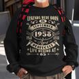 65Th Birthday 65 Years Old Legends Born September 1958 Sweatshirt Gifts for Old Men