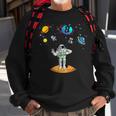 8 Years Old Birthday Boy 8Th Space Planets Astronaut Gift Space Funny Gifts Sweatshirt Gifts for Old Men