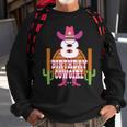 8Th Birthday Cowgirl 8 Years Old Girl Rodeo Lover Party Sweatshirt Gifts for Old Men