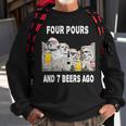 Abraham Abe Drinkin 4Th Of July Usa Ben Drankin Sweatshirt Gifts for Old Men