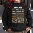 Adams Name Gift Adams Born To Rule Sweatshirt Gifts for Old Men